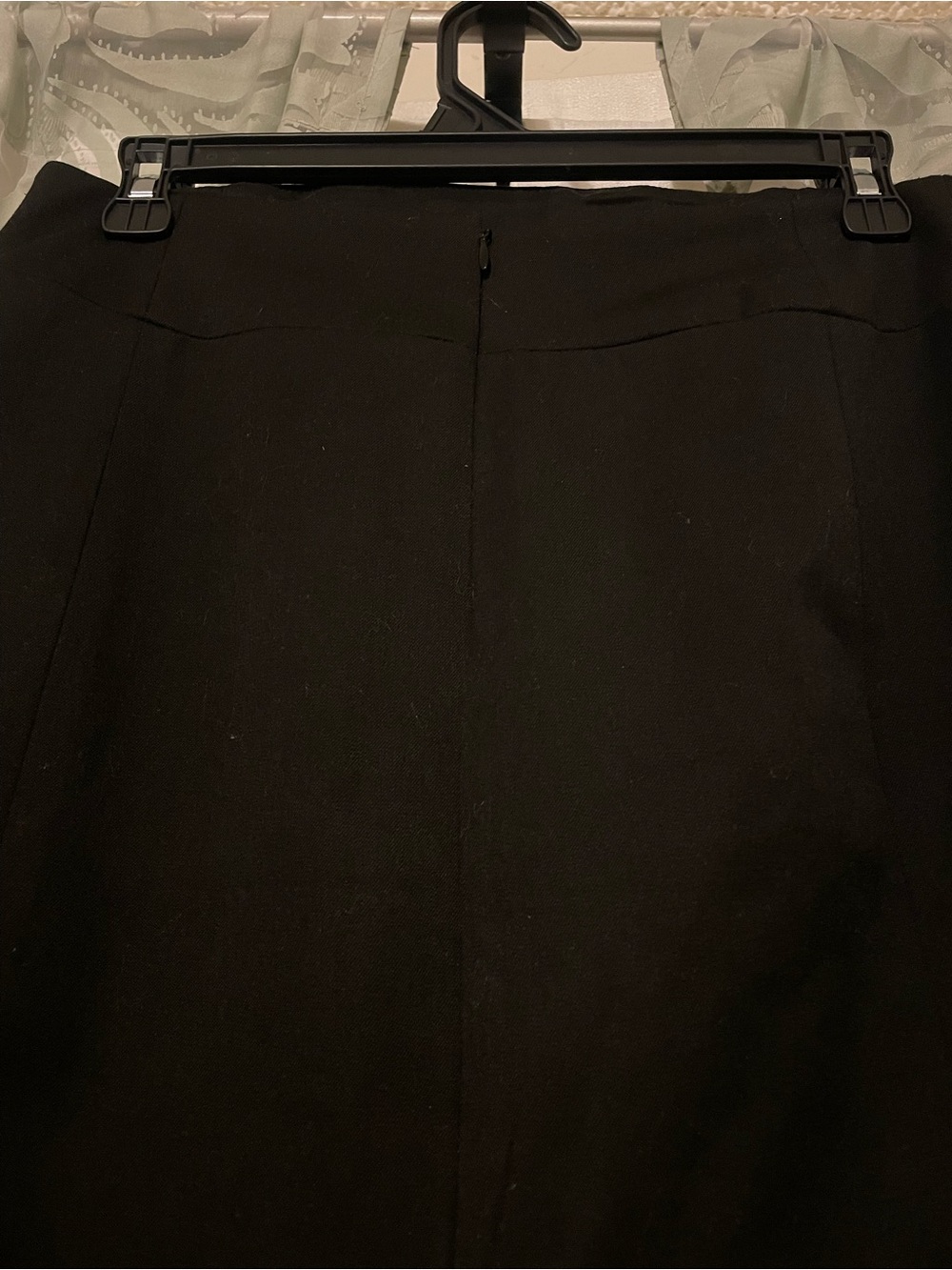 Express Black Pencil Skirt with Waist Pleat Detail - Picture 4 of 5